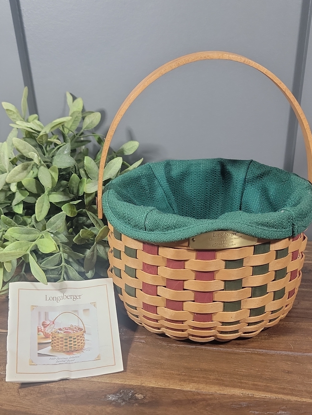 Vintage Longaberger Holiday Basket